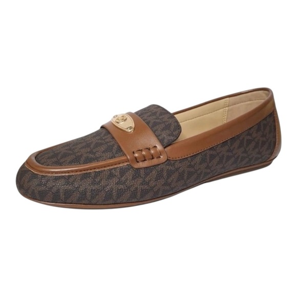MICHAEL KORS MVJ24 MONOGRAM MOCCASIN SHOE - Picture 2 of 7